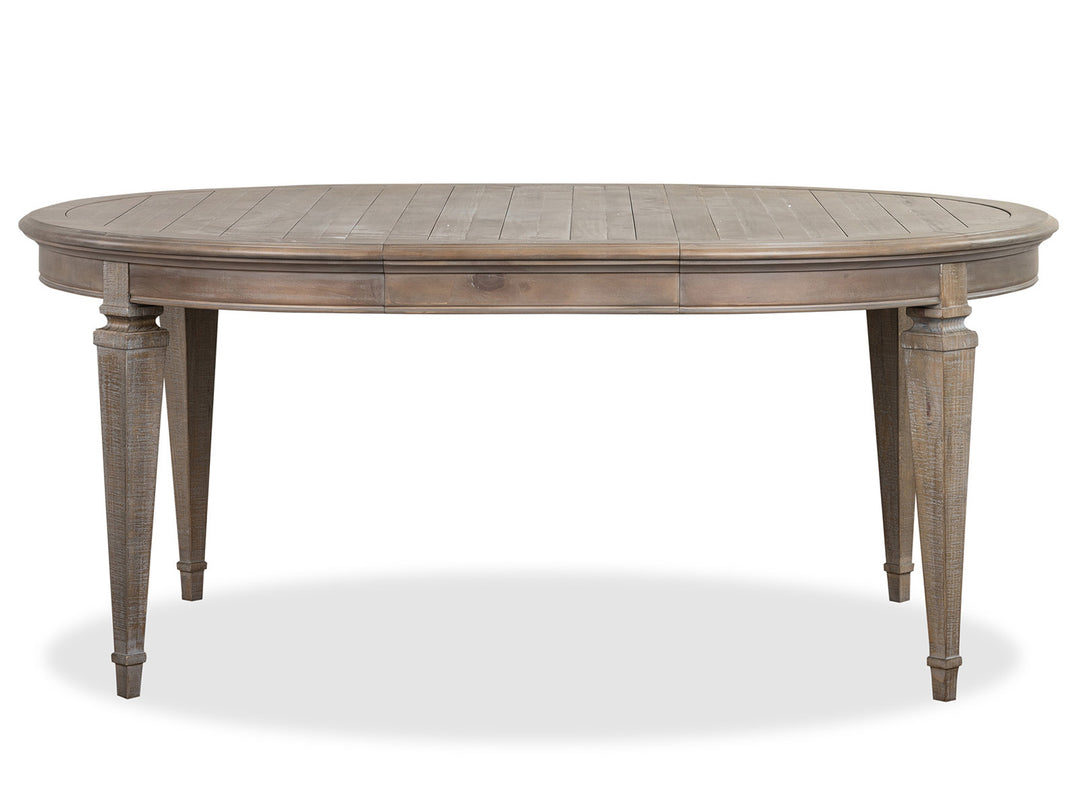Lancaster Dovetail Grey Extendable Round Dining Table - D4352-25