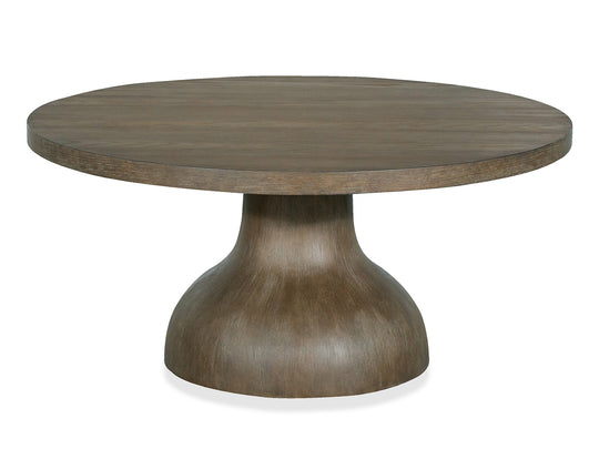 Bosley Lt. Brown Porpoise Round Cocktail Table - T5693-45