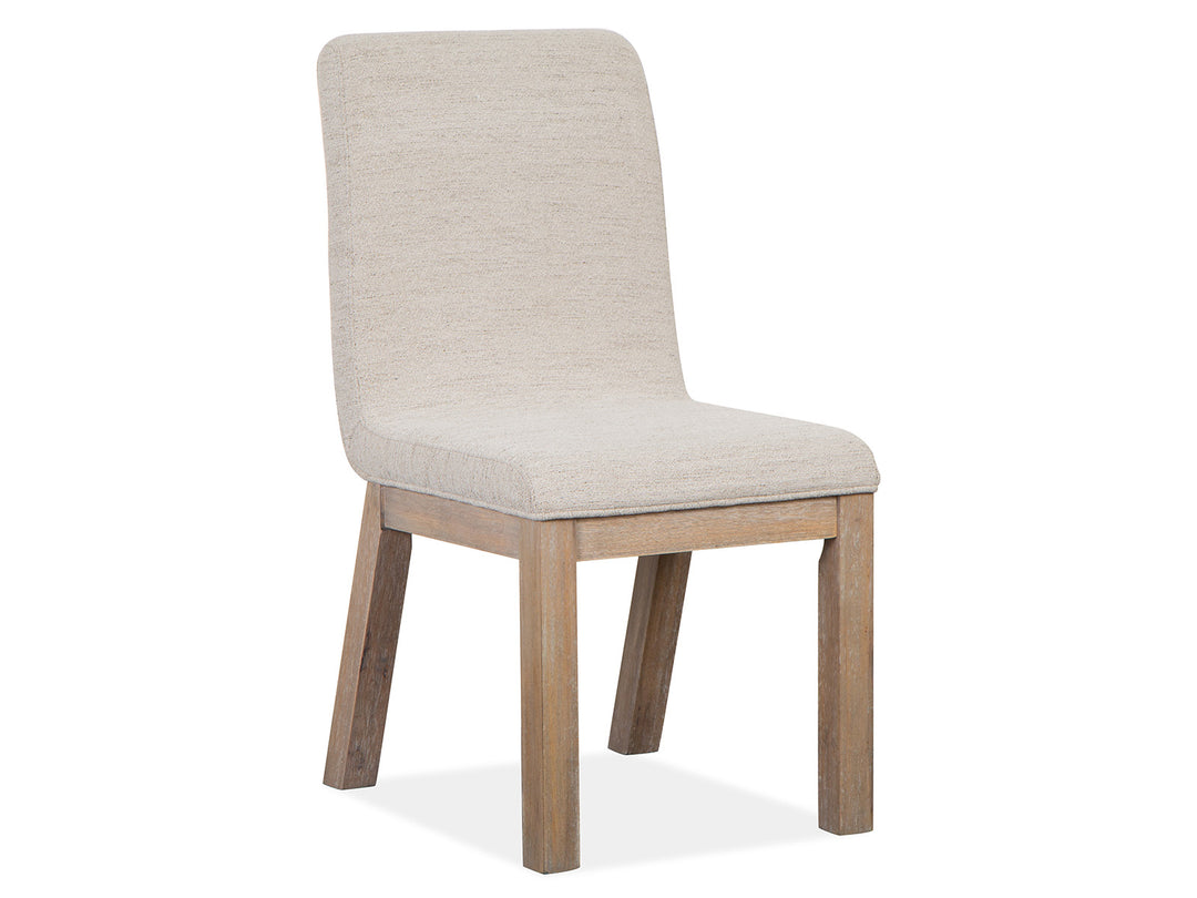 Ainsley Cerused Khaki Upholstered Host Chair - Set of 2 - D5333-66