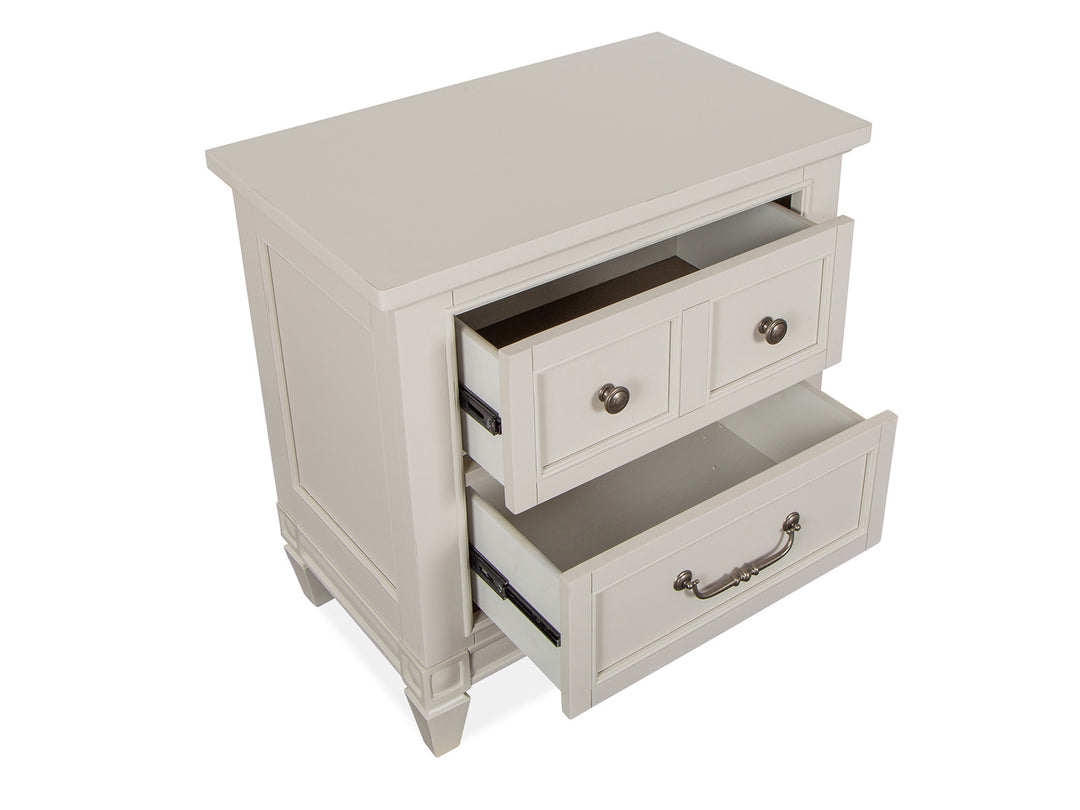 Willowbrook Egg Shell White Drawer Nightstand - B5324-01