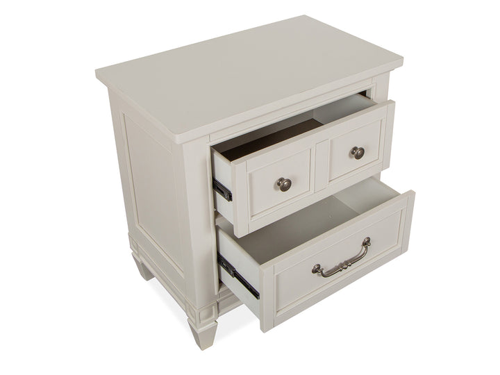 Willowbrook Egg Shell White Drawer Nightstand - B5324-01