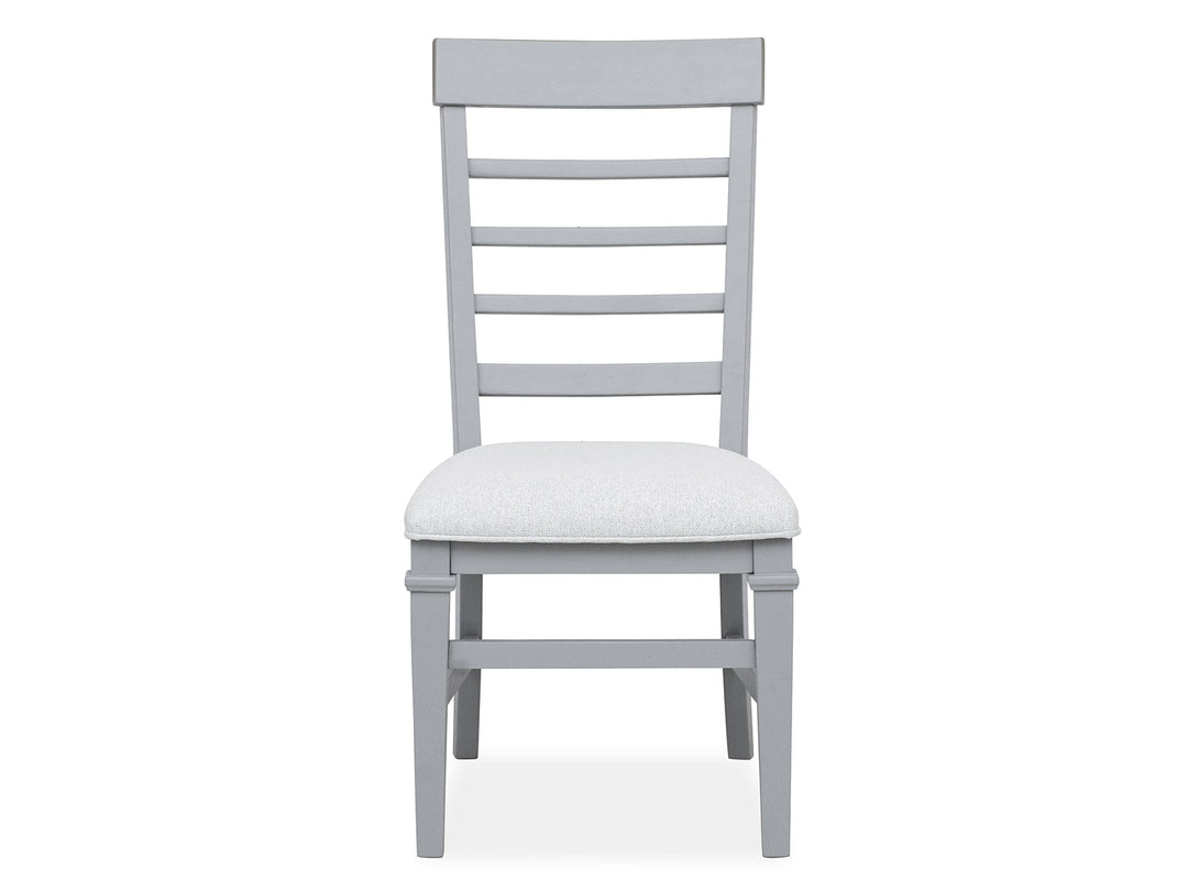 Charleston Harbor Gray Grey Upholstered Side Chair - Set of 2 - D5611-62GY