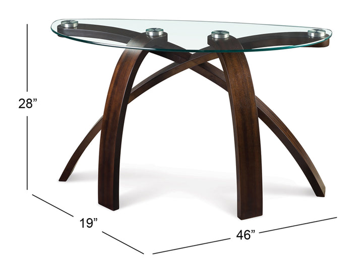 Allure Hazelnut Sofa Table - T1396-75