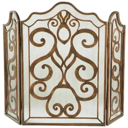 Ambella Home Tiger Lily 3-Panel Fireplace Screen FIREPLACE SCREENS
