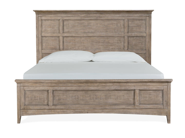 Paxton Place Dovetail Grey King Panel Storage Bed - B4805-65