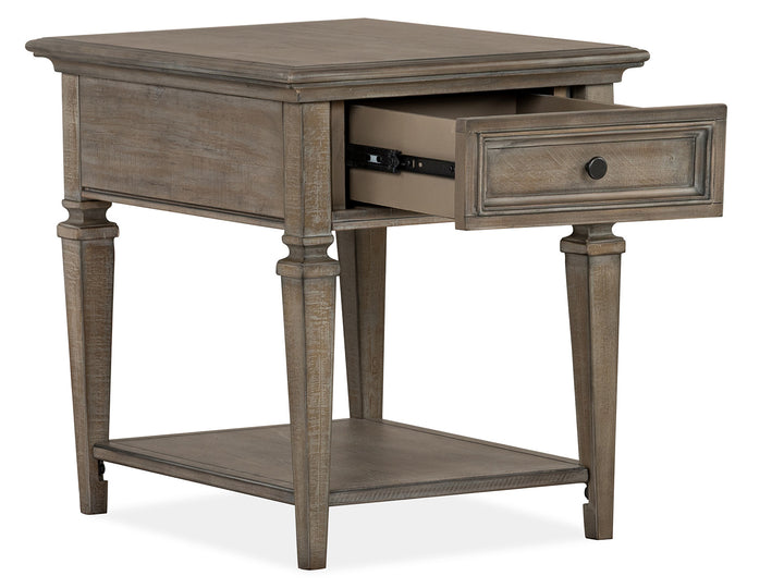 Lancaster Dovetail Grey Rectangular End Table - T4352-03