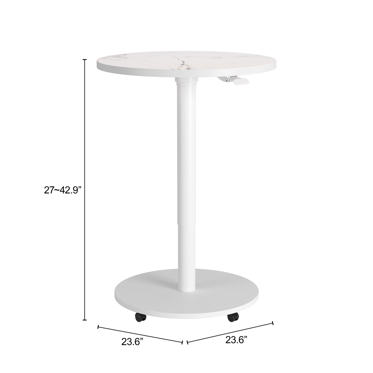 Mule Adjustable Bar Table White - 111129