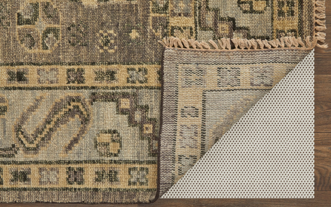 Round/8' x 8' /Brown/Gray