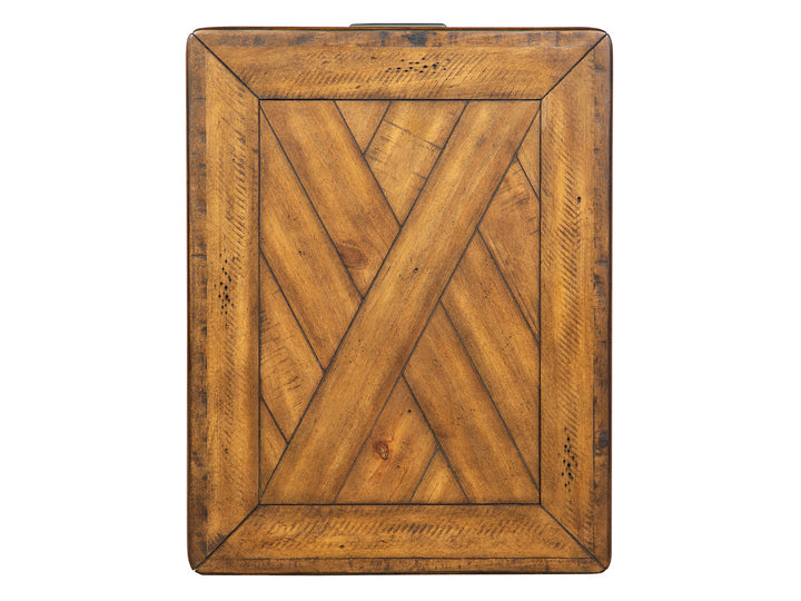 Chesterfield Farmhouse Timber Rectangular End Table - T4717-03
