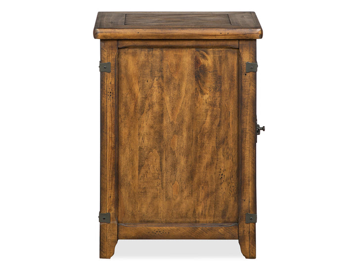 Chesterfield Farmhouse Timber Chairside End Table - T4717-10