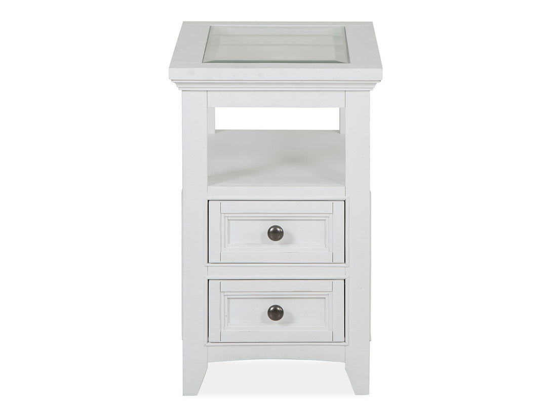 Heron Cove Chalk White Chairside End Table - T4400-10