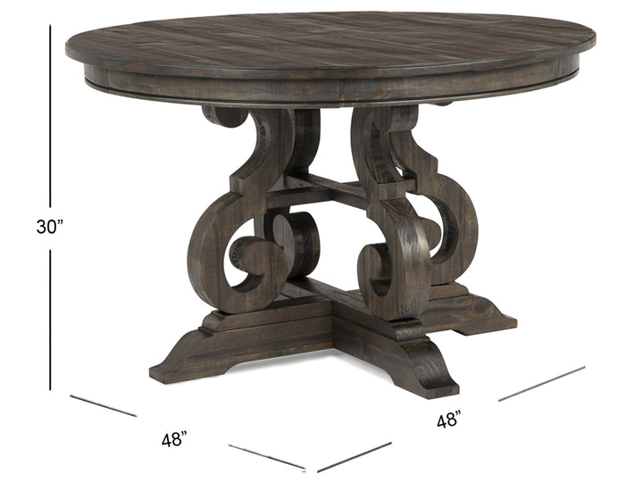 Bellamy Peppercorn 48" Round Dining Table - D2491-22
