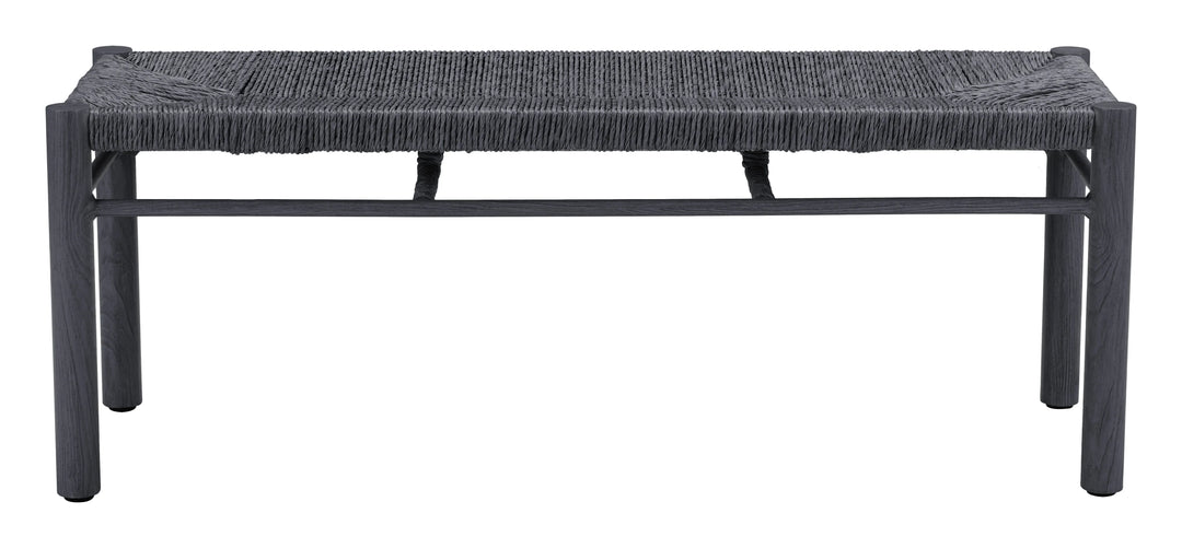 Iska Bench Black - AmericanHomeFurniture