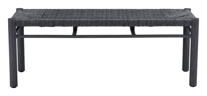 Iska Bench Black - AmericanHomeFurniture