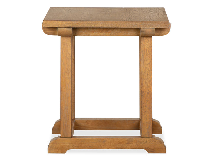 Lindon Belgian Wheat Rectangular End Table - T5570-03