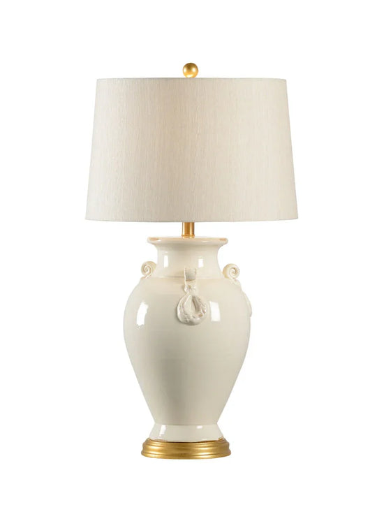 Aged Cream Glaze/Antique Gold Leaf