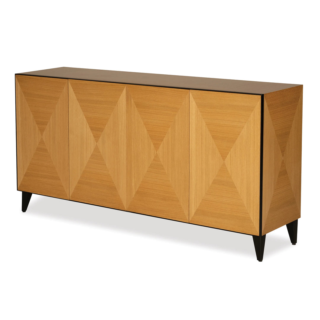 Mitered Multi-Use Cabinet - AmericanHomeFurniture