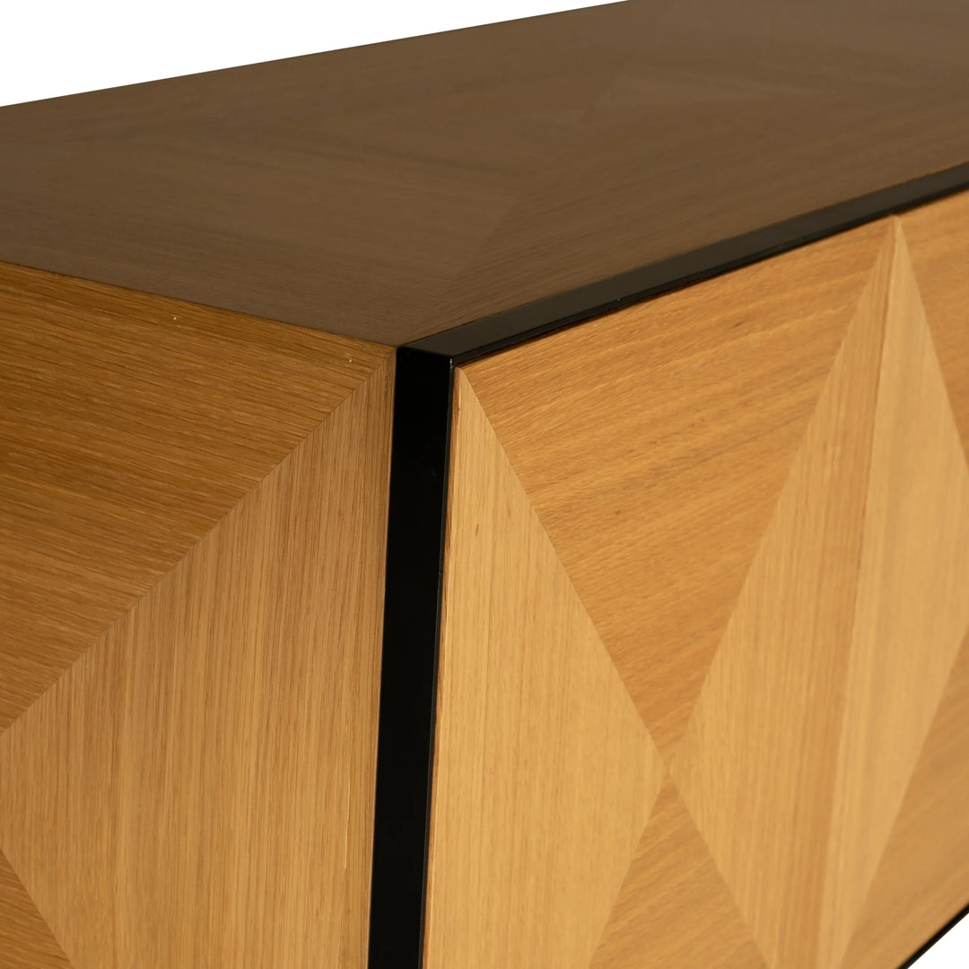 Mitered Media Cabinet - AmericanHomeFurniture