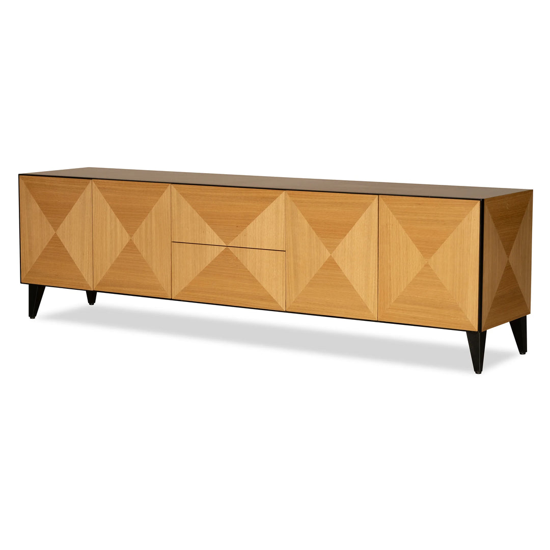 Mitered Media Cabinet - AmericanHomeFurniture