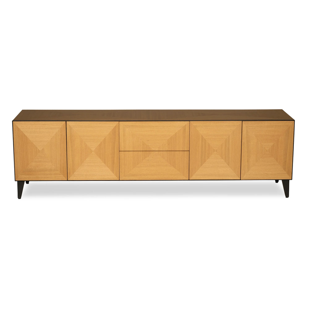 Mitered Media Cabinet - AmericanHomeFurniture