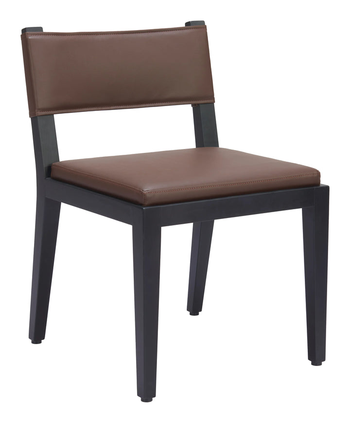 Roxas Dining Chair (Set of 2) Brown - AmericanHomeFurniture