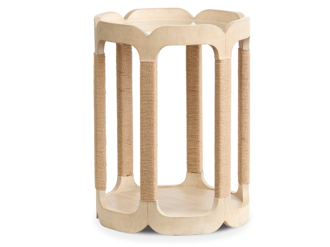 Sunset Cove Sanibel Brown Drum Table - T5783-35