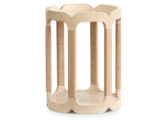Sunset Cove Sanibel Brown Drum Table - T5783-35