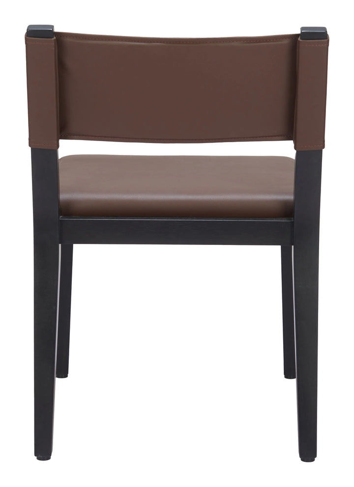 Roxas Dining Chair (Set of 2) Brown - AmericanHomeFurniture