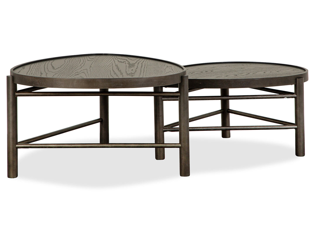 Hadleigh Black Coffee Bean Shaped Nesting Cocktail Table - T5711-52