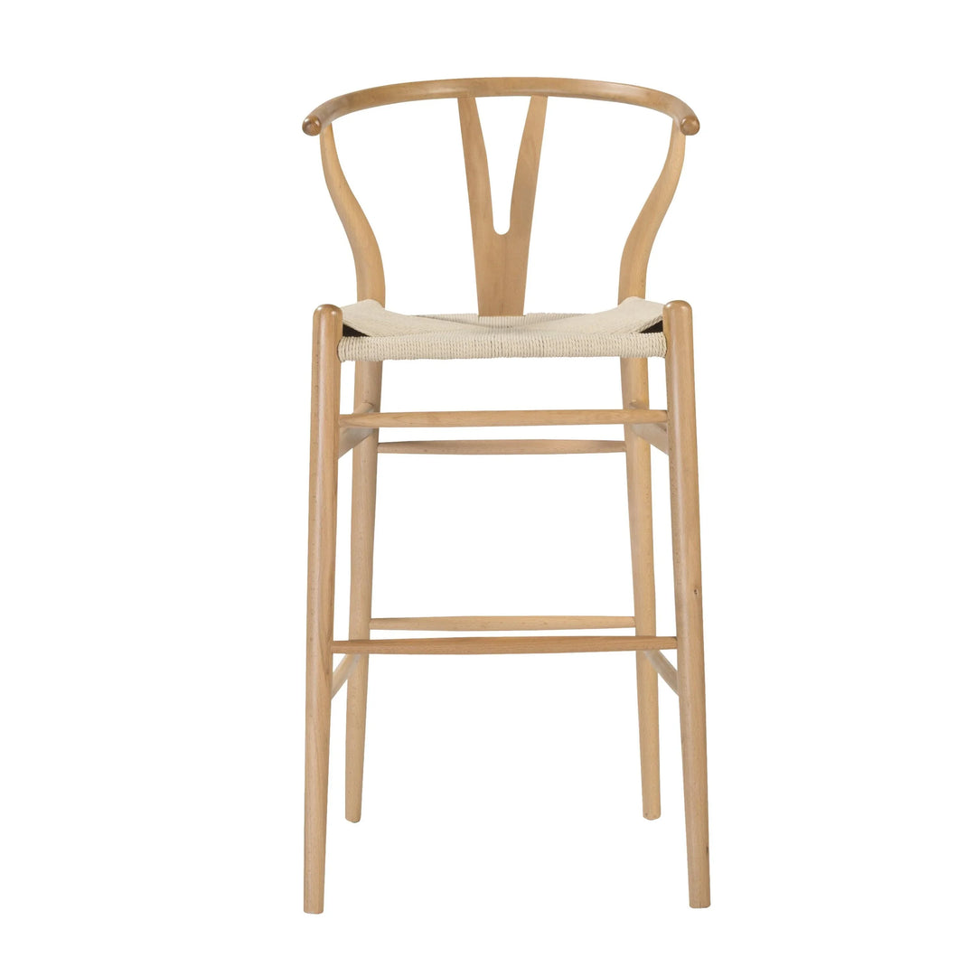 Evela-B Bar Stool and Natural Rush Seat