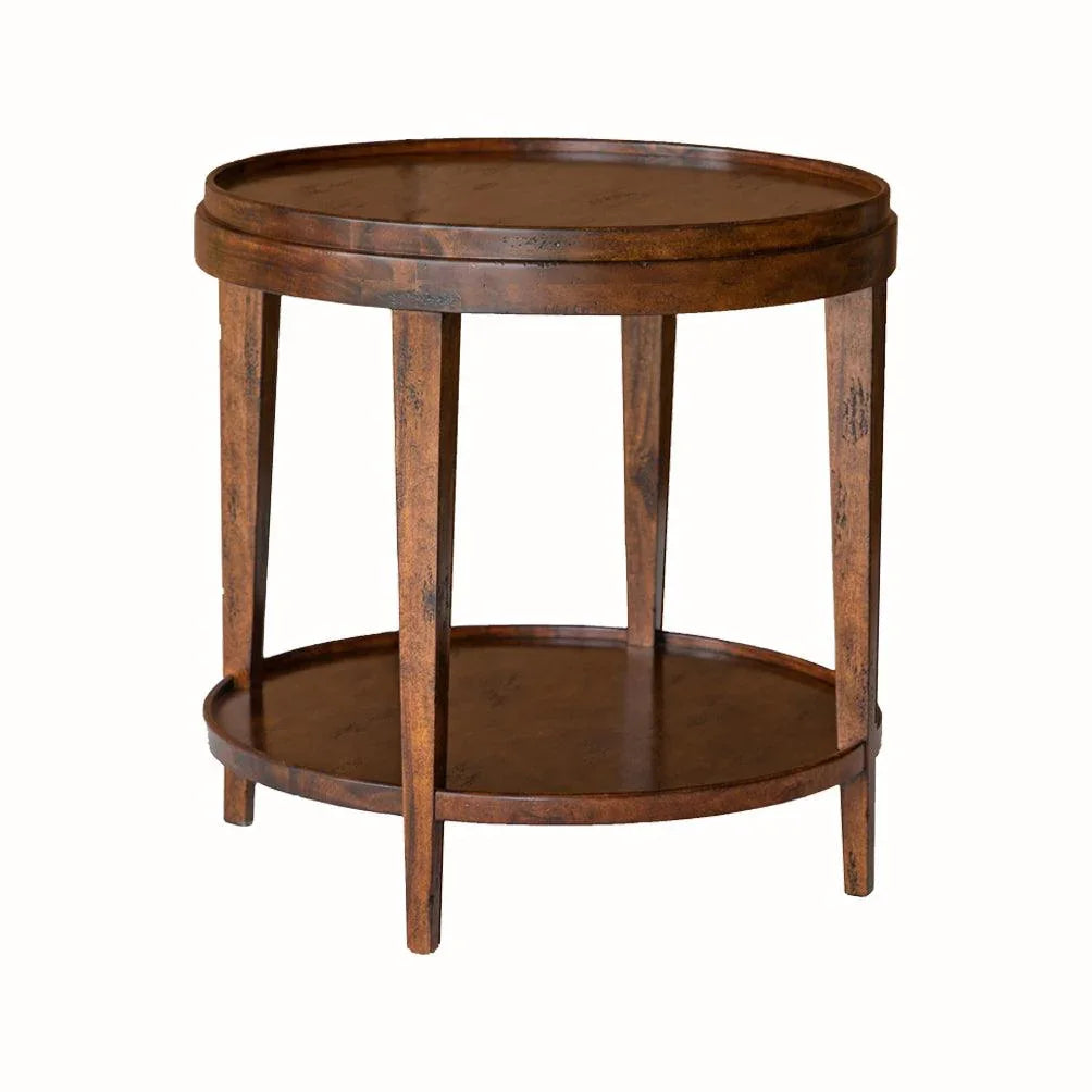 Liz Round Side Table Large - AmericanHomeFurniture
