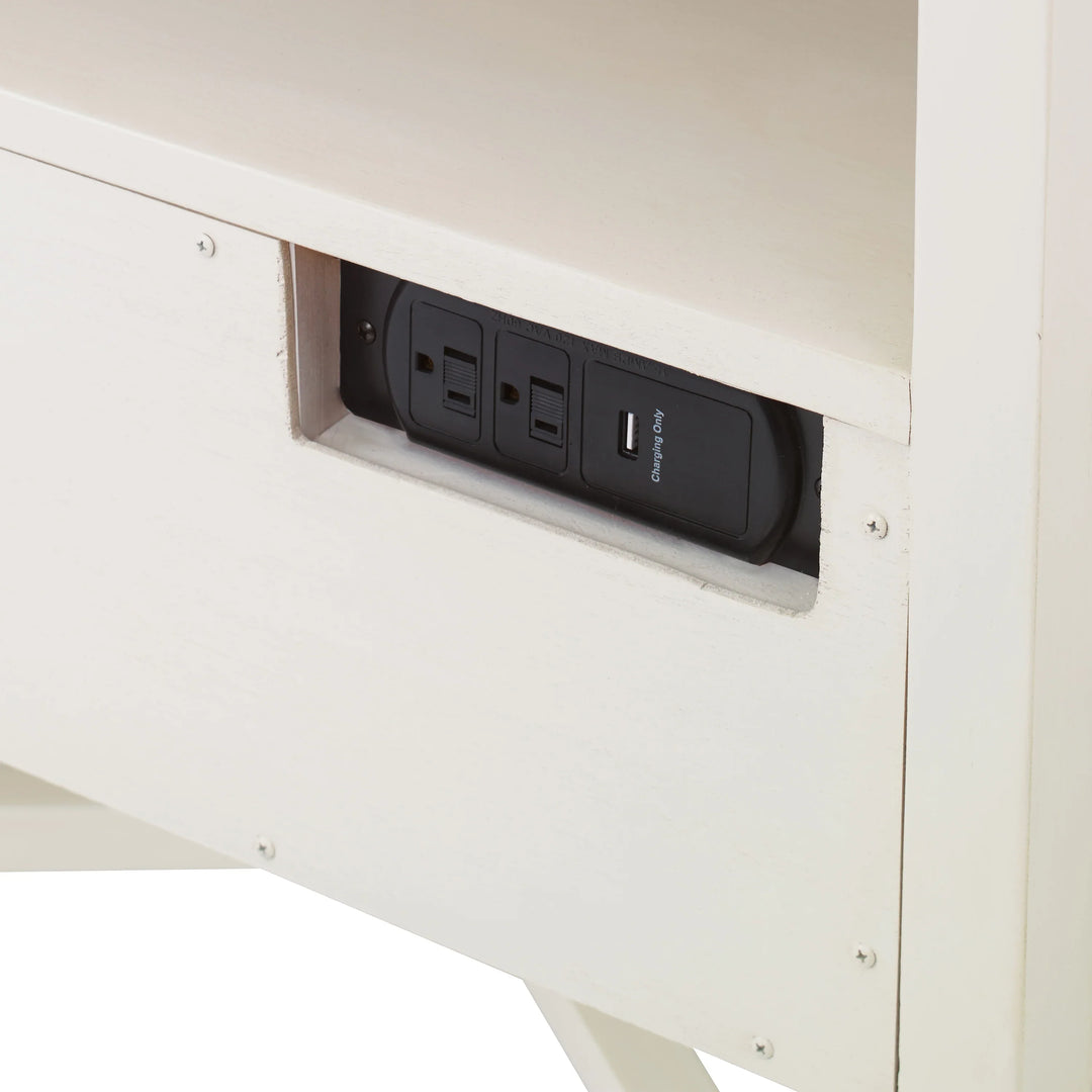 Reeded Nightstand - AmericanHomeFurniture