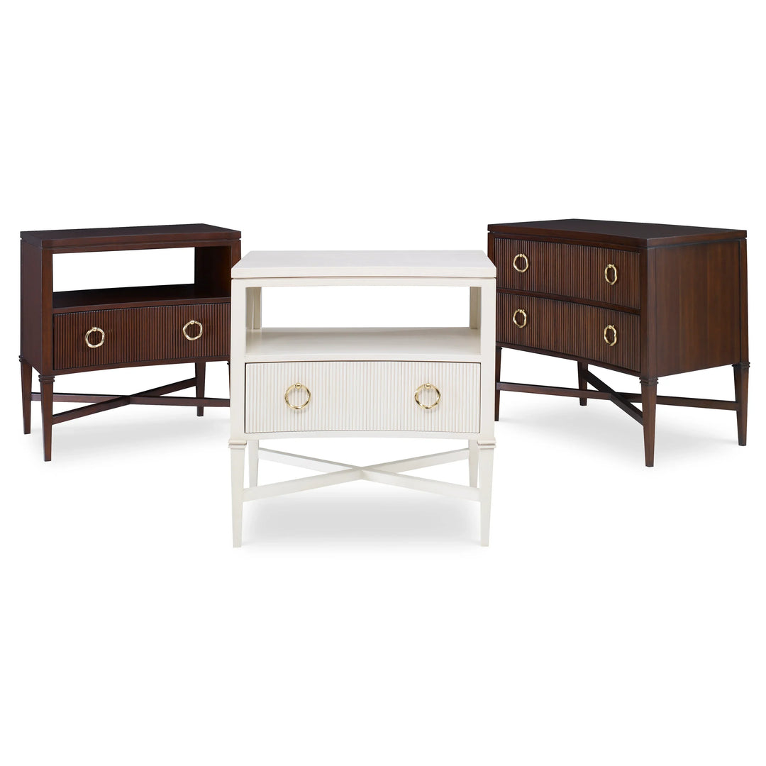 Reeded Nightstand - AmericanHomeFurniture