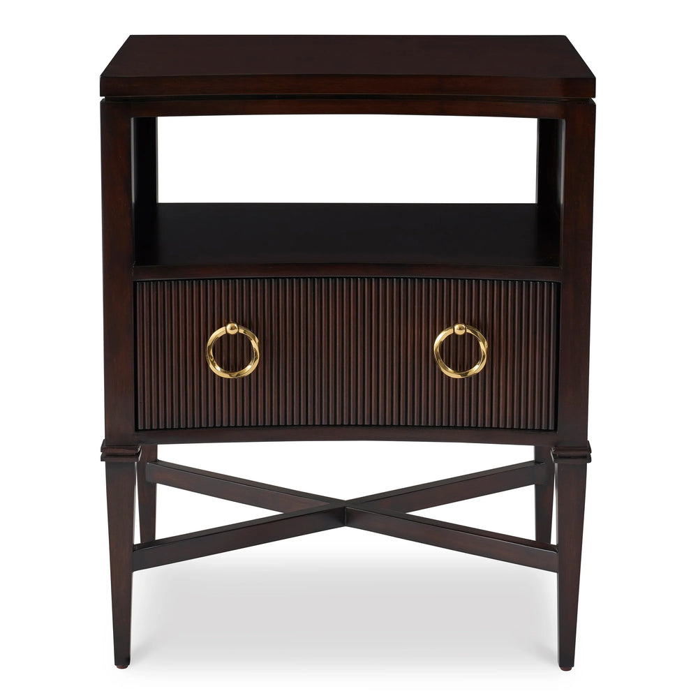 Reeded Nightstand - Small - AmericanHomeFurniture