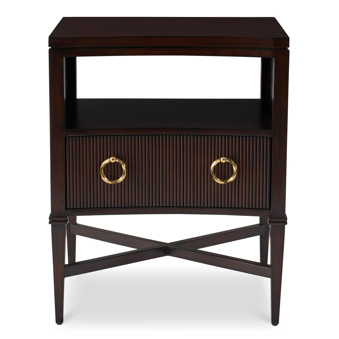 Reeded Nightstand - Small - AmericanHomeFurniture