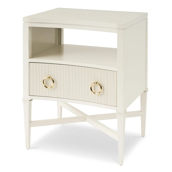 Reeded Petite Nightstand - AmericanHomeFurniture