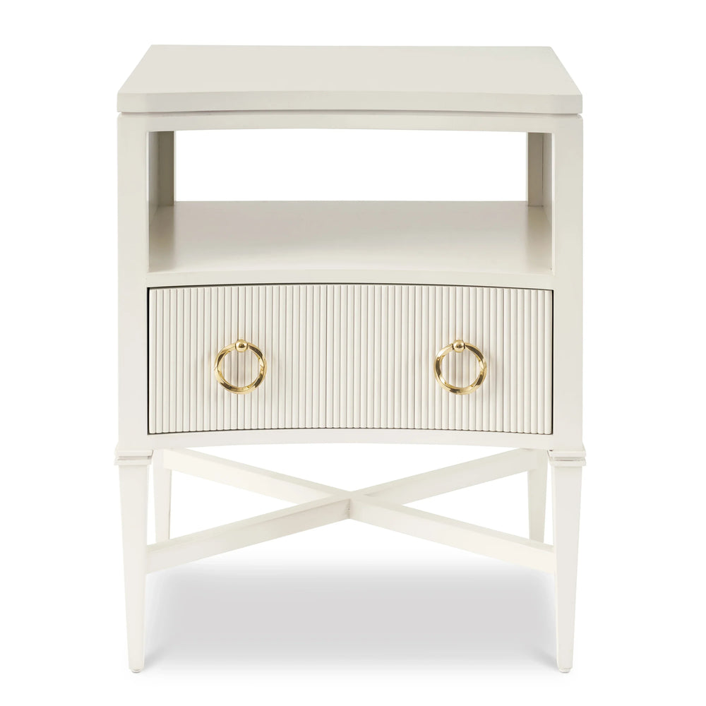 Reeded Petite Nightstand - AmericanHomeFurniture