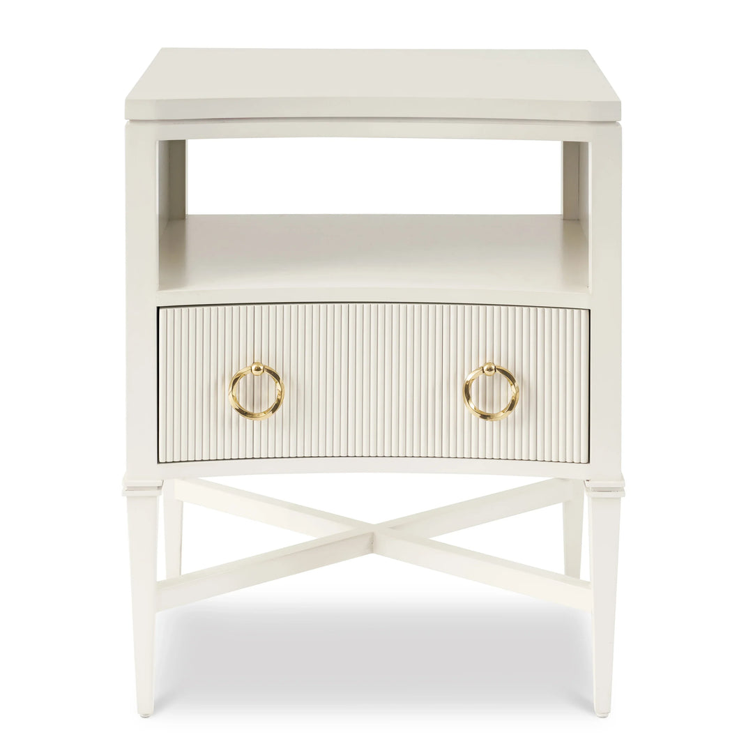 Reeded Petite Nightstand - AmericanHomeFurniture