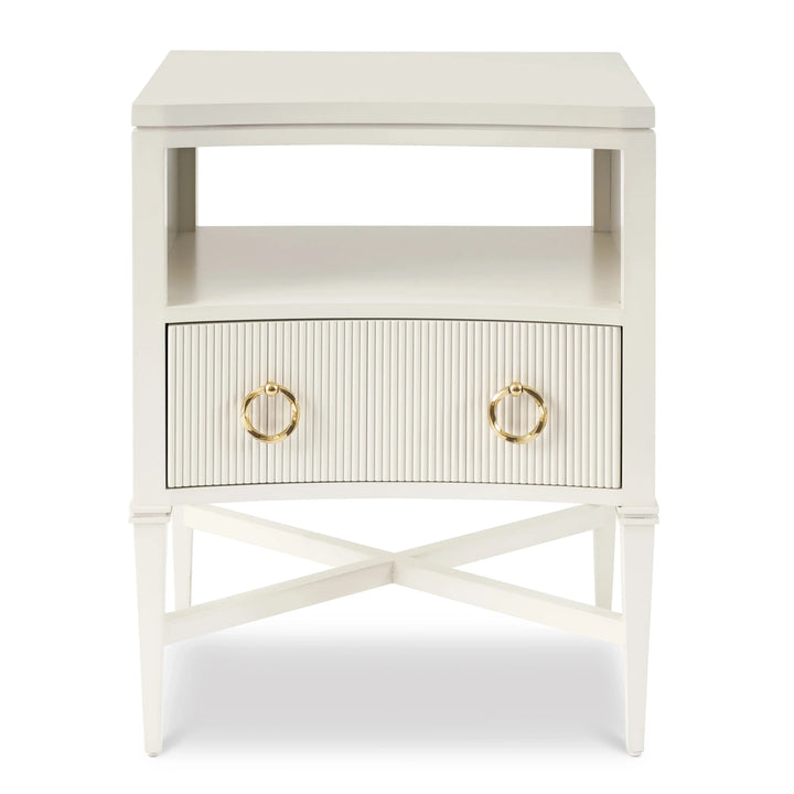 Reeded Petite Nightstand - AmericanHomeFurniture