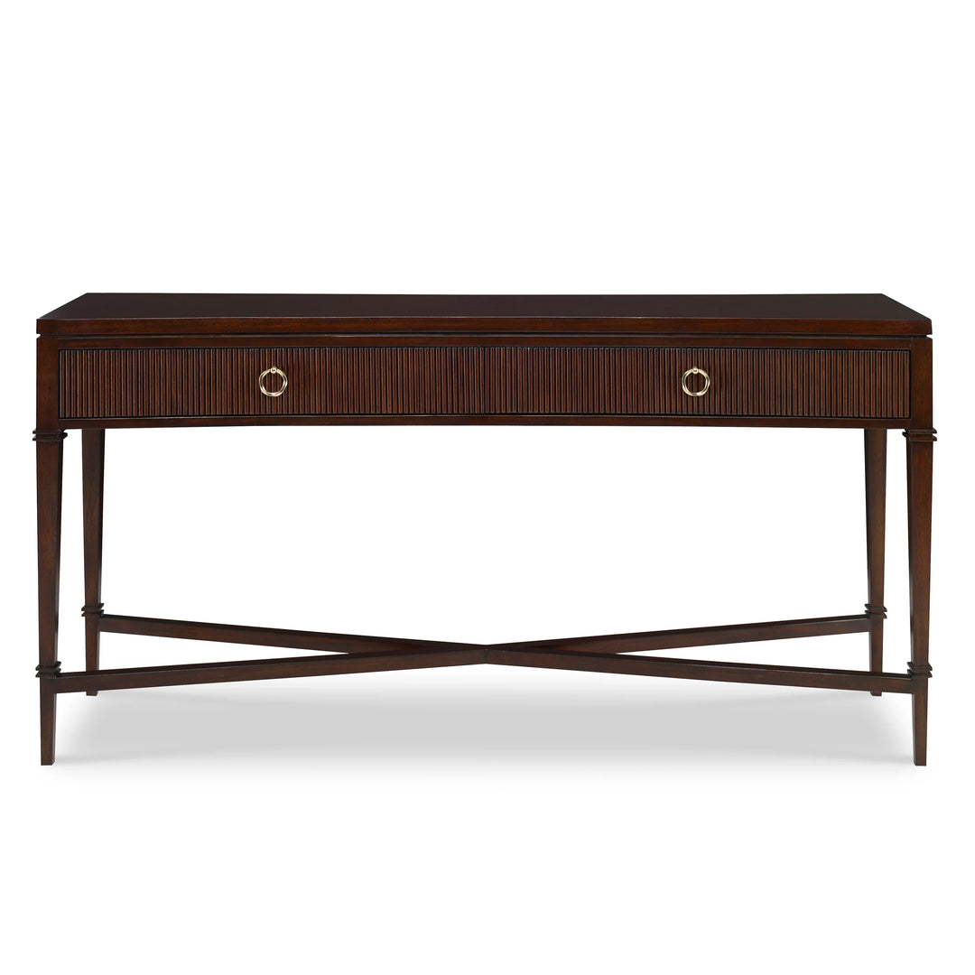 Reeded Console Table - AmericanHomeFurniture