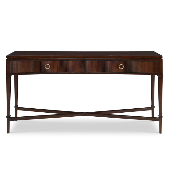 Reeded Console Table - AmericanHomeFurniture