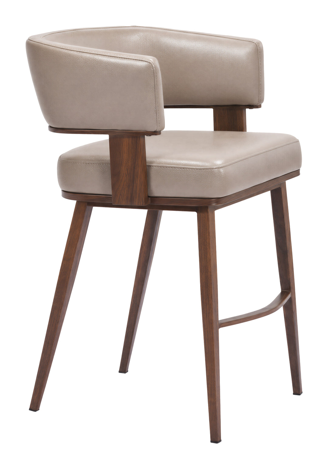 Poise Counter Stool Brown & Walnut - 111396