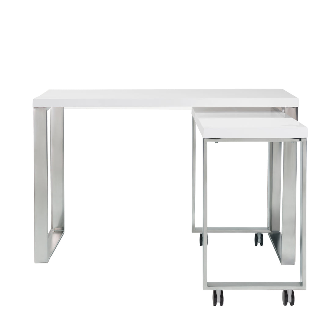 White/Stainless Steel