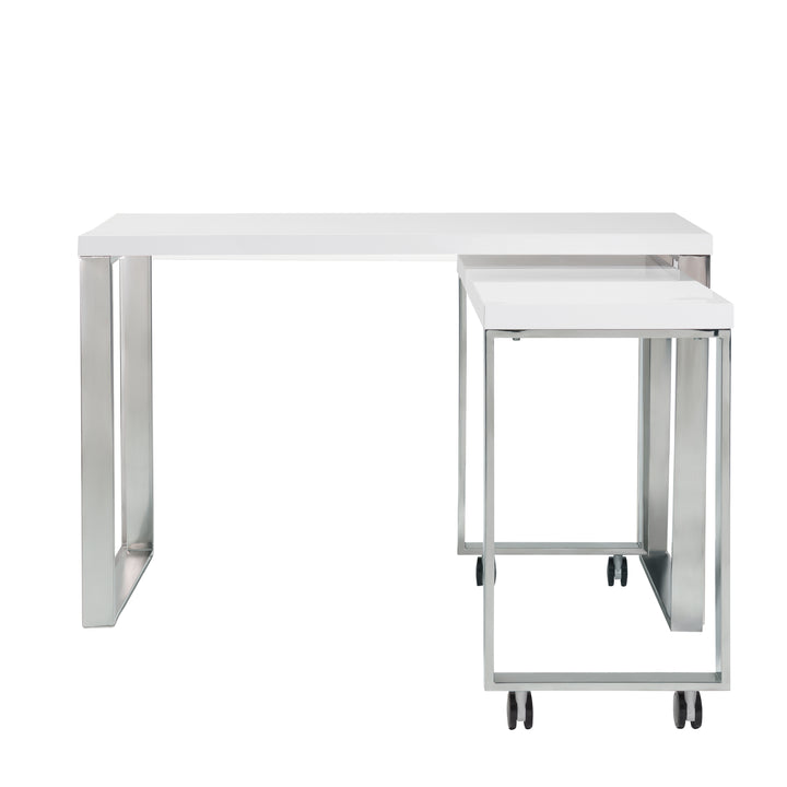 White/Stainless Steel