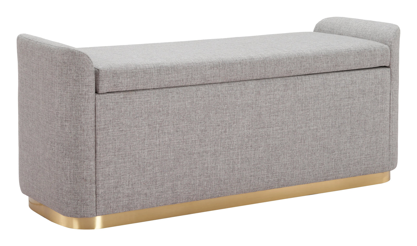 Zuo Dobo Storage Bench Gray BENCHES
