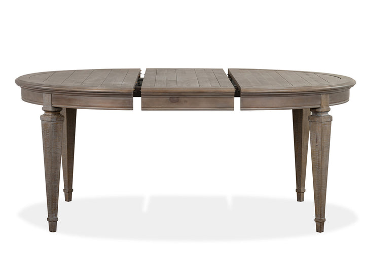 Lancaster Dovetail Grey Extendable Round Dining Table - D4352-25