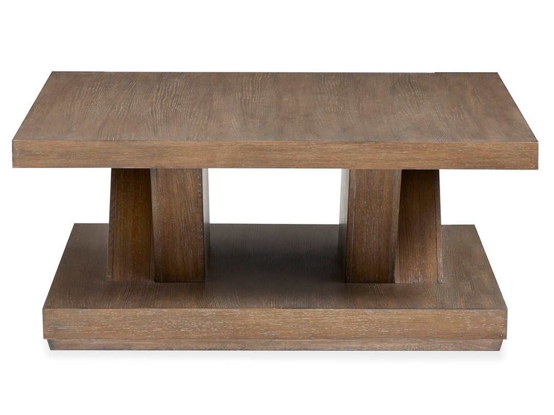 Lansbury Antique Wheat Square Cocktail Table With Casters - T5940-41