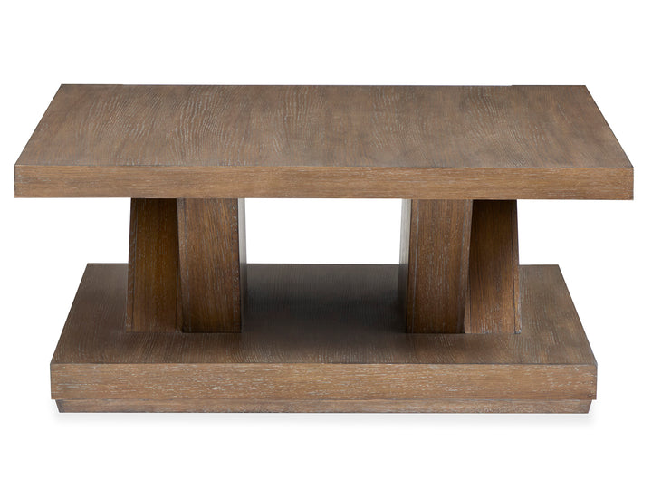 Lansbury Antique Wheat Square Cocktail Table With Casters - T5940-41
