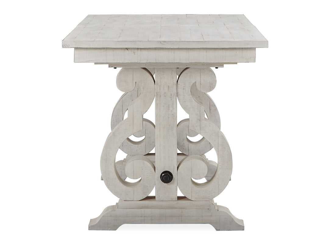 Bronwyn Alabaster Extendable Rectangular Counter Height Dining Table - D4436-42