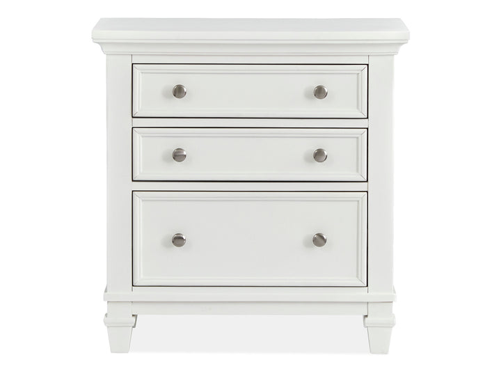 Charleston White Dove White Drawer Nightstand - B5611-01WH